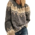thumbnail image 1 of Grianlook Sweater for Womens Cute Graphic Loose Tunic Shirt Casual Pullover Sweaters Winter Warm Tops, 1 of 2
