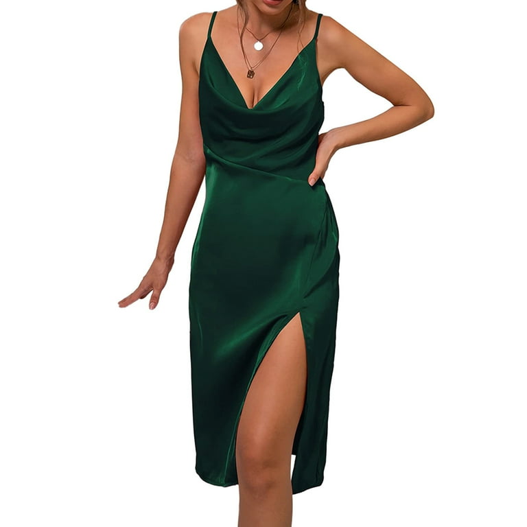 Sleeveless Solid Color MIDI Evening Dresses Sleeveless Solid Color MIDI Evening Dresses