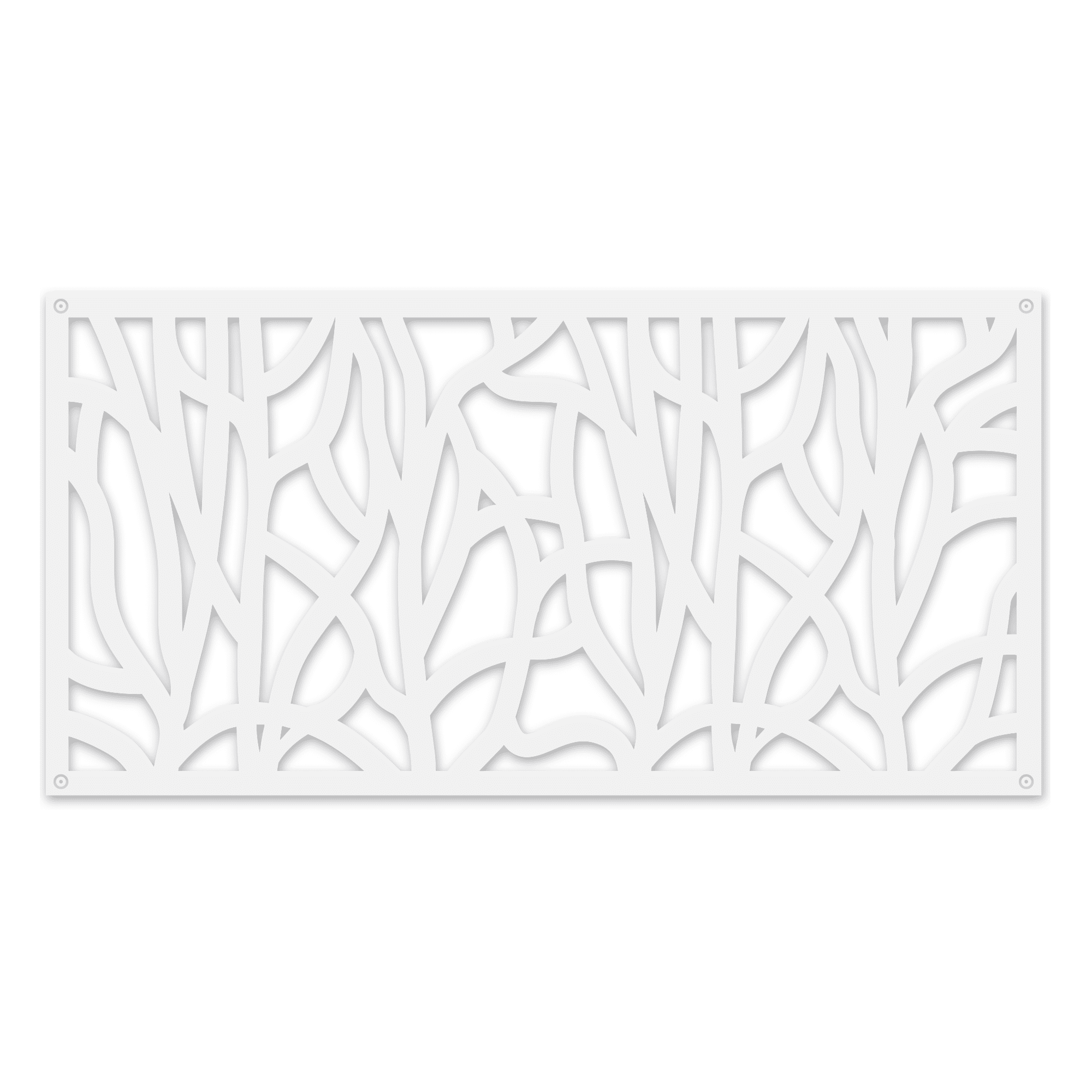 Grid Axcents Decorative Panel Indoor/Outdoor 2 ft. x 4 ft. (White ...