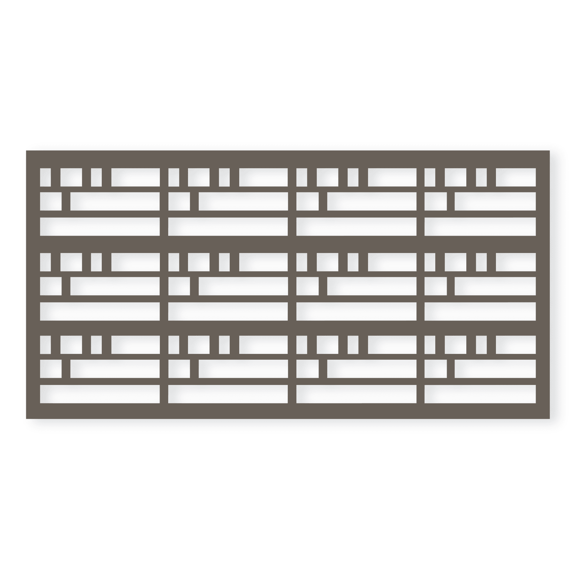 Warmstone Wright Decorative Polyethylene Privacy Lattice Panel 2'x4'