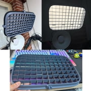 Grid Cover for Elgato Key Light | Fit Elgato Keylight Panel Horizontal or Vertical Mount | Modular Honeycomb Grid System Enhances Light Control for Streamers & Creators