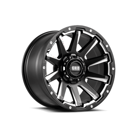 Grid Custom Wheel for 18x9 Inch Matte Black 518955D11