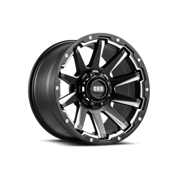 Grid Custom Wheel for 18x9 Inch Matte Black 518955D11