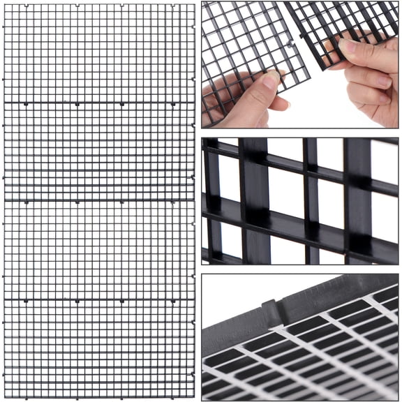 Grid Divider Tray Egg Crate Aquarium Fish Tank Filter Bottom Isolation Board(2pcs)