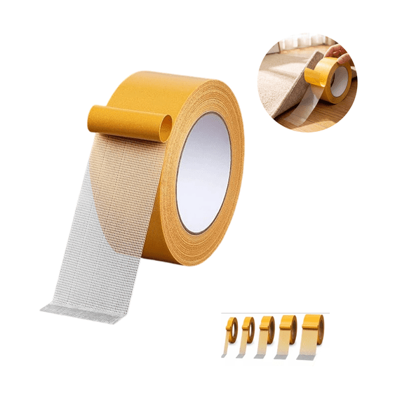 Grid Double Sided Tape,0.04*20 M Heavy Duty Mesh Double Sided Tape Strong Adhesive Removable Mounting Tape for Carpet Wall Glass Wood Home Office DIY