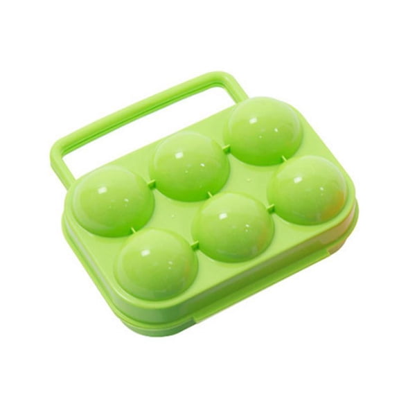 Grid Egg Storage Box Portable Plastic Egg Holder Container Organizer