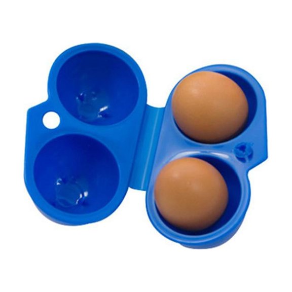 Grid Egg Storage Box Portable Plastic Egg Holder Container Organizer