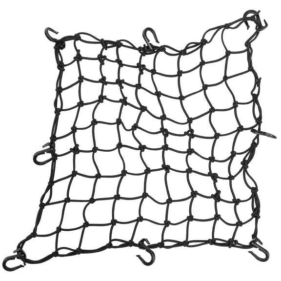 Grid Heavy Duty Bungee Cargo Net Luggage Accessories for Suitcases Motorcycle Emulsion Polypropylene