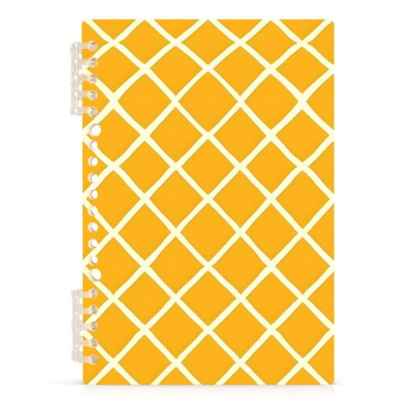 Grid Lines Notebooks 1-subject Journal 60 Sheets A5 College Ruled Paper Detachable Ring 8.3"x5.7"