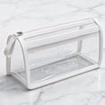 thumbnail image 1 of Grid Mesh Pencil Case with Zipper, Clear Double-layer Pencil Pouch, Travel Makeup Bag, Transparent Stationary Organizer, Travel Friendly For Storing Office Supplies And Organizing Stationery, 1 of 6