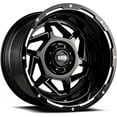 thumbnail image 1 of Grid Off-Road GD14 Custom Wheel for 20x9 inch Gloss Black w/ Milled Accents Rim 125.5mm Hub Bore, 1 of 3