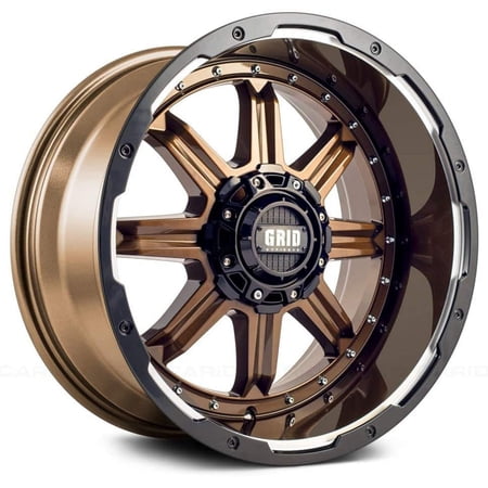 Grid OffRoad Custom Wheel for 18x9 Rim Gloss Bronze Wheel