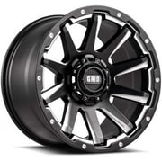 Grid OffRoad GD05 Custom Wheel for 18x9 inch Matte Black w/Milling Rim 108mm Hub Bore