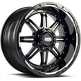 thumbnail image 1 of Grid OffRoad GD10 Custom Wheel for 17x9 inch Gloss Black Milled Rim 87.1mm Hub Bore, 1 of 3