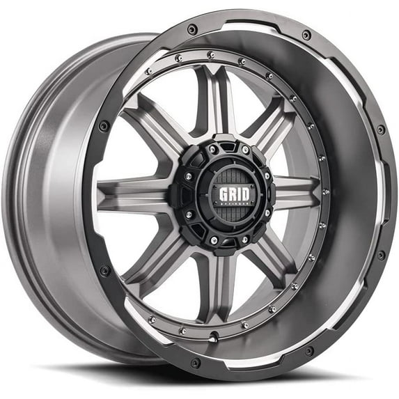 Grid OffRoad GD10 Custom Wheel for 17x9 inch Matte Anthracite Rim 110.3mm Hub Bore