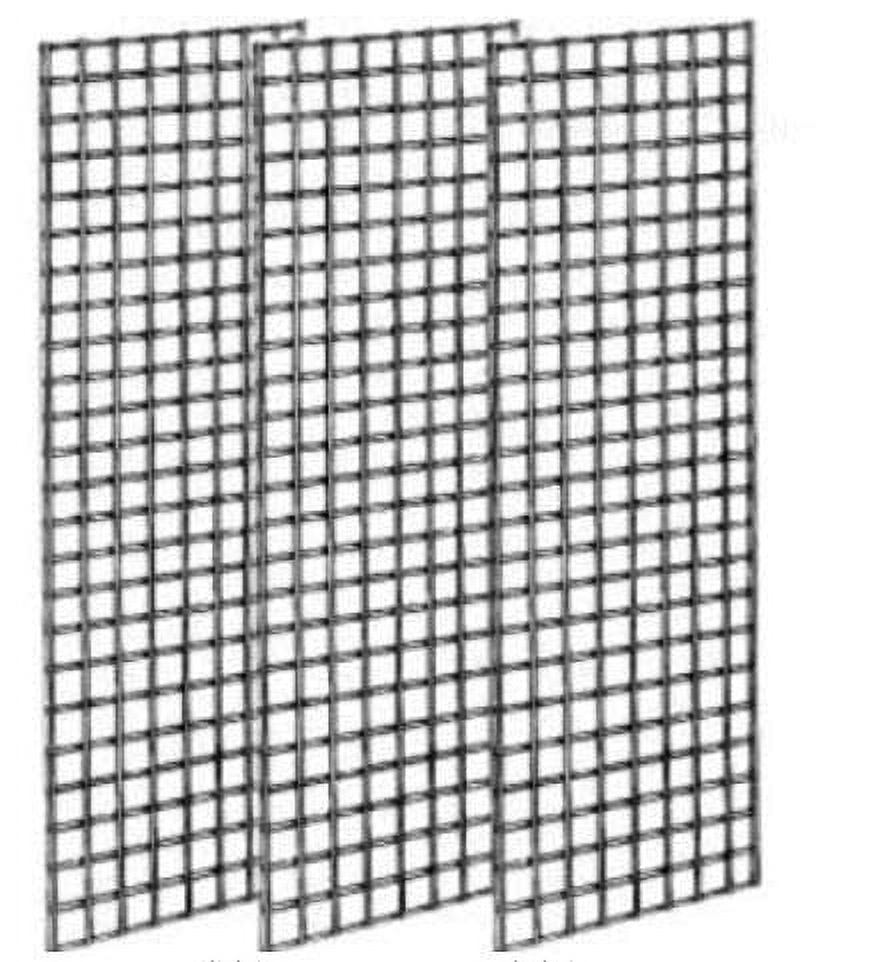 Grid Panel For Display Perfect Metal Grid For Any Display, 2’ Width X 7’ Height, 3 Grids Per