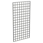 Grid Panel for Retail Display   Perfect Metal Grid for Any Retail Display, 2  Width x 4  Height, 3 Grids Per Carton Black