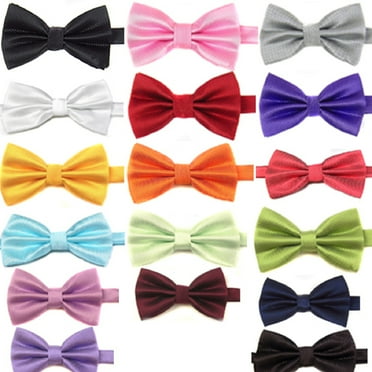 solid color bow ties