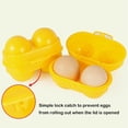 thumbnail image 1 of Grid Portable Egg Storage Box Carton Kitchen Organizer Utensils Yellow Eggs Container for Outdoor Camping Gear Picnic, 1 of 6