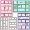 thumbnail image 1 of Grid Square Background Cutting Dies for Card Making Frame Background Die Cuts Carbon Steel Embossing Stencils Template for DIY Scrapbooking Album Craft Decor 1 Set, 1 of 9