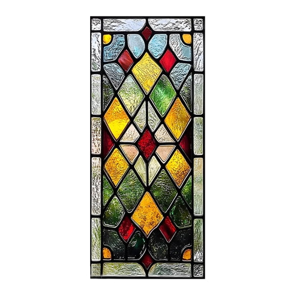 Grid Stickers For Home Window Glass Static Cling Art Film Stickers 33.5x15.0" Home Decor