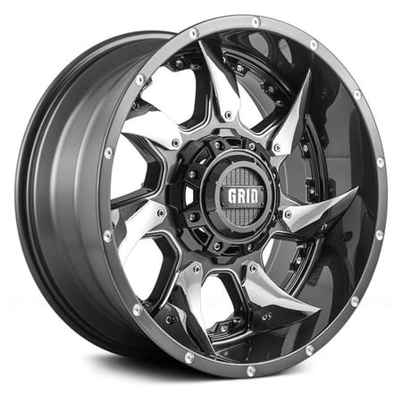 Grid Wheels 118952G158 18 x 9 in. Gloss Graphite Wheel