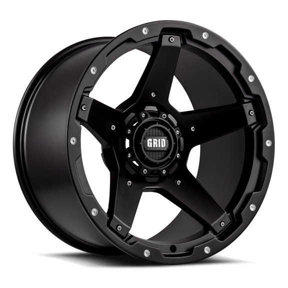Grid Wheels 20x9 Black Wheel - 6x5.50 Bolt Pattern