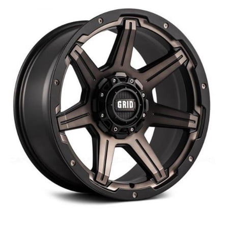 Grid Wheels 62952D87 20 x 9.0 in. 5 x 127-139.7 in. Bolt Pattern 0 Offset Wheel