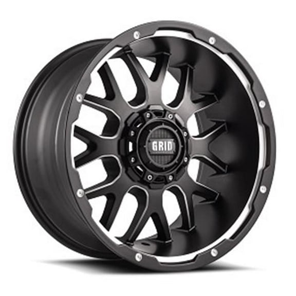 Grid Wheels 717988R152 17 x 9 in. Gloss Bronze with Black Lip Wheel
