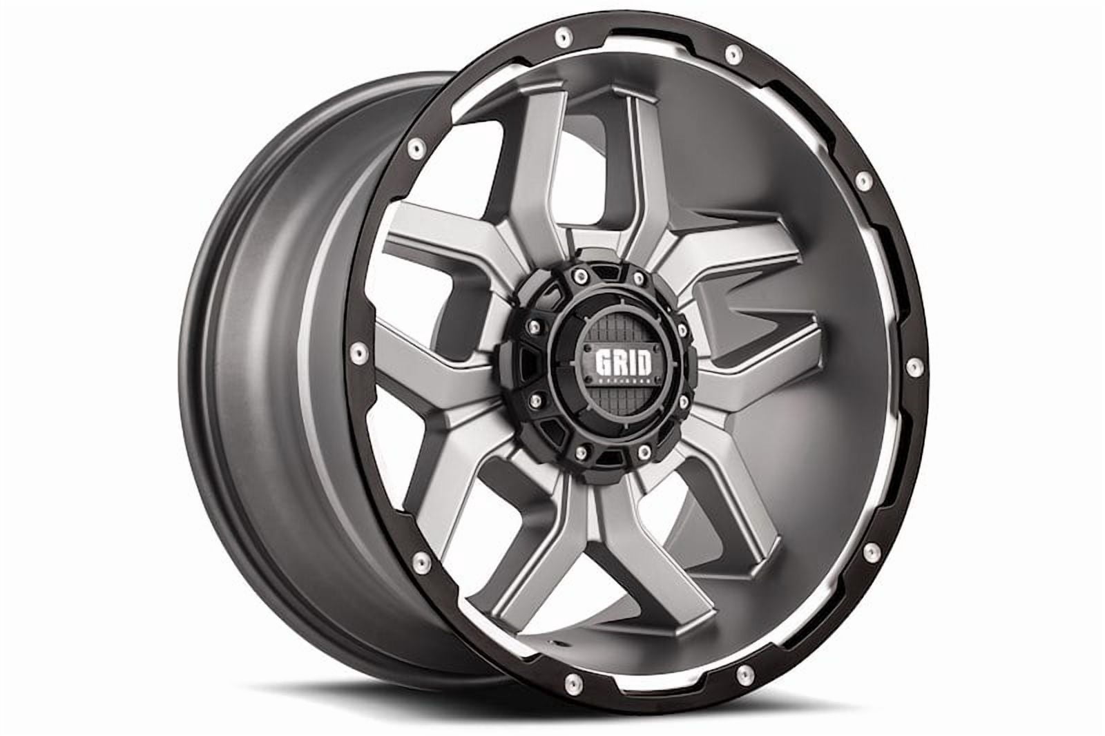 Grid Rims Blue Grid Wheels 7189237A16 Gd07 18 x 9 6 x 139-6 x 135-12 in. Graphite ...