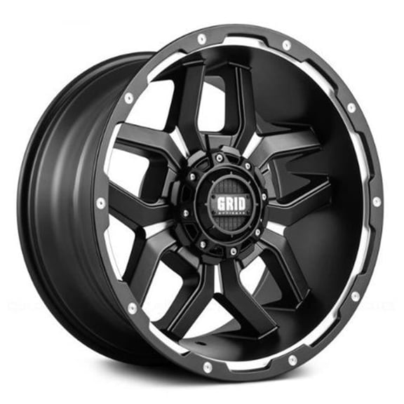 Grid Wheels 72955F1 20 x 9.0 in. 5 x 150 in. Bolt Pattern 0 Offset 110.3 mm Hub Wheel