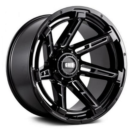 Grid Wheels B18952M87 18 x 9.0 in. 5 x 127-139.7 in. Bolt Pattern 0 Offset Wheel