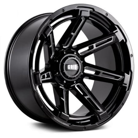 Grid Wheels B29865M152 20 x 9.0 in. 8 x 165.1 in. Bolt Pattern 15 Offset 125 mm Hub Wheel