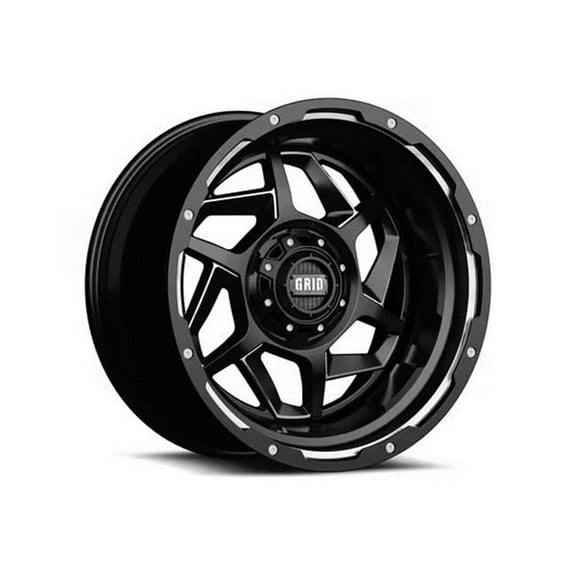 Grid Wheels D2414237R7 24 x 14 in. GD14-Series Wheel - Gloss Bronze with Black Lip