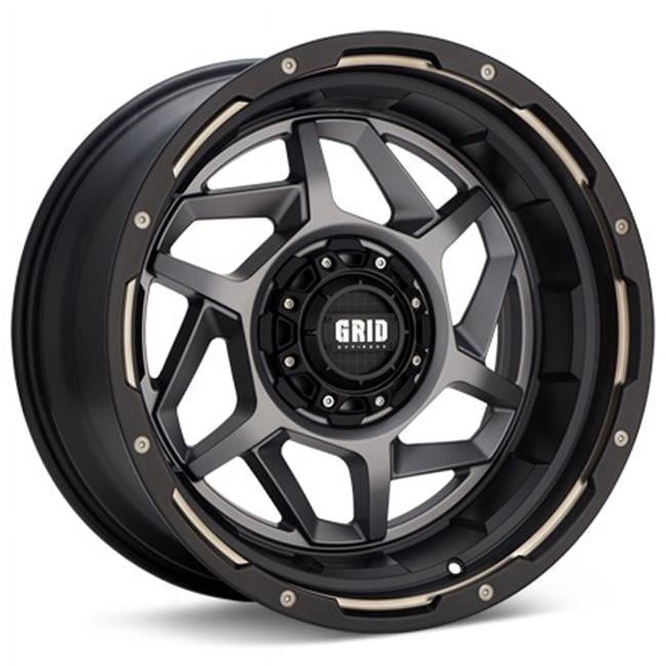 Grid Wheels D2962A1078 14 20 x 9.0 6 x 120 10 78.1 Anthracite with ...