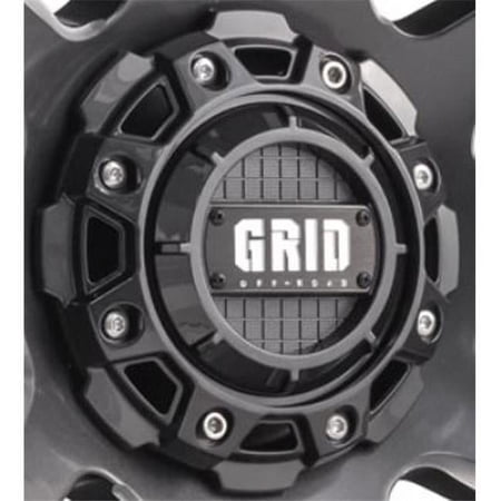 Grid Wheels GDCAP1GGB 8 Lug Gloss Graphite Cap