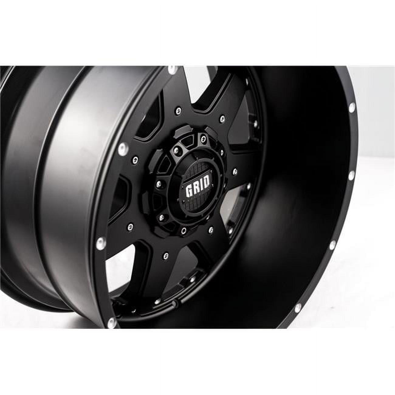 Grid Rims Blue Grid Wheels GRW-12952G187 20 x 9 in. Gloss Graphite with Silver Inserts ...