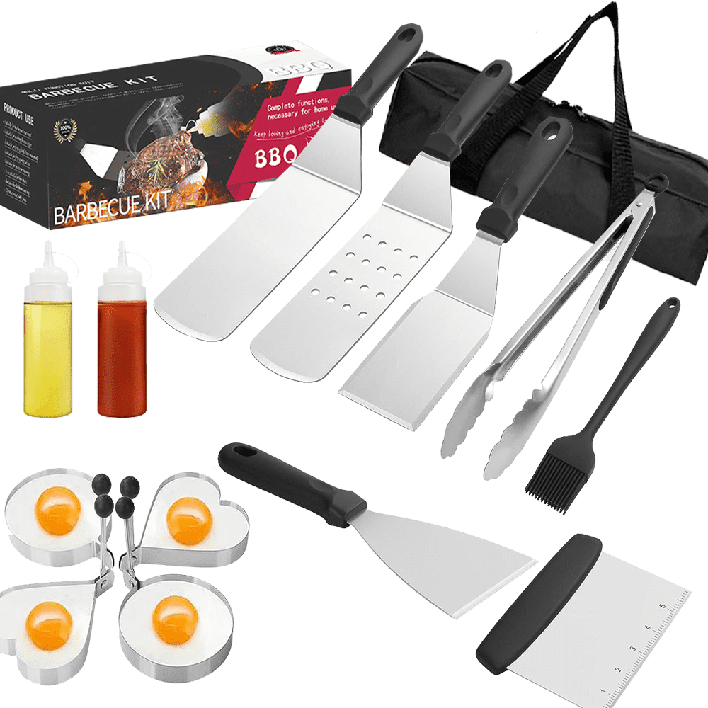 Griddle Accessories Kit, 14Pcs BBQ Griddle Kit,Flat Top Grill