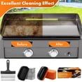 thumbnail image 1 of Griddle Cleaning Kit for Blackstone, Flat Top Grill Cleaning Kit with Grill Stone, Upgraded Scouring Pads & Griddle Scraper & Brush with Handle - Easy to Remove Stain (10 PCS)$$Garden & Patio, 1 of 9