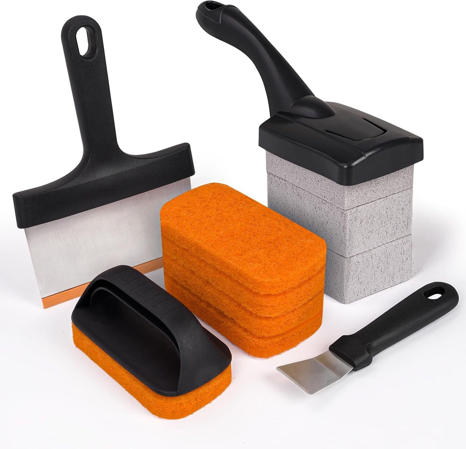 Brush Blackstone Cleaning Kit Q-Swiper Griddle Cleaner Ideal