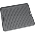 thumbnail image 2 of Universal Flat Top Griddle For Gas & Charcoal Grills - 17x13 Inch Nonstick Teppanyaki Grill Pan For Weber, Charbroil & More 2 of 13