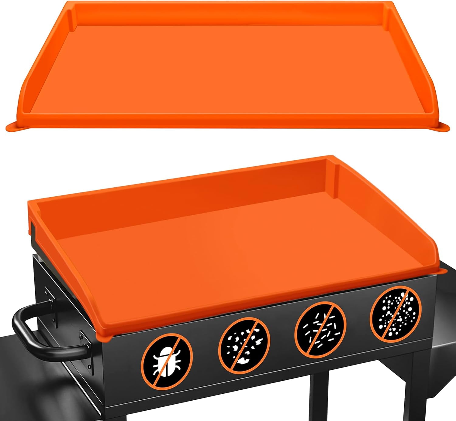 Griddle Mat Silicone Protective Cover, Full-Edge 28" Grill Cover Blackstone Accessories for Blackstone 28 Inch Griddle, Heavy Duty Food Grade Grill Cover