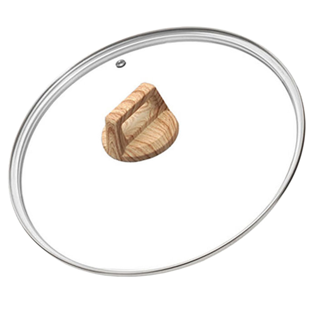 Griddle Pan Glass Pot Cover Round Dome Lid Kitchen Lids Pans Stainless Steel Cookware