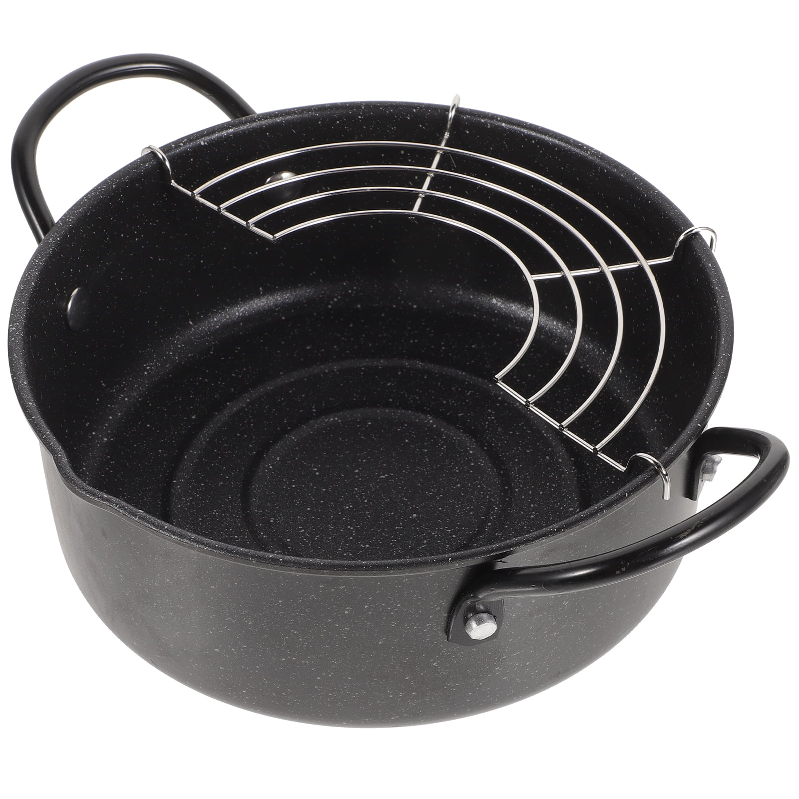 Griddle Pan Kitchen Things for Pans Japanese Tempura Fryer Metal Deep