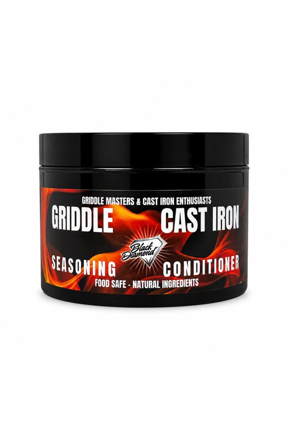 Griddle Seasoning & Cast Iron Conditioner (8 oz)  Premium Oil & Wax Blend for Skillets, Griddles, Dutch Ovens & Flat Top Grills  Non-Stick Protection & Rust Prevention