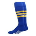 thumbnail image 1 of Gridiron 3 Stripe Football Socks (Royal/Gold/White, X-Large) - Royal/Gold/White,X-Large, 1 of 3
