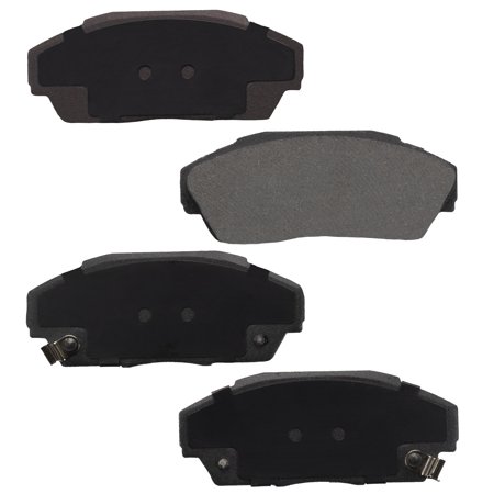 Gridiron Brakes Front Premium Ceramic Brake Disc Pad Set (4) - ID409 (Replaces Part# D409) Fits select: 1988-1989 HONDA ACCORD, 1992-1993 HONDA CIVIC EX/EX-V