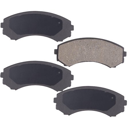 Gridiron Brakes Semi-Metallic Front Brake Pad Set Driver and Passenger Side - ID550 (Replaces Part# MKD550) Fits select: 2010-2011 MITSUBISHI ENDEAVOR, 2002-2004 ISUZU RODEO