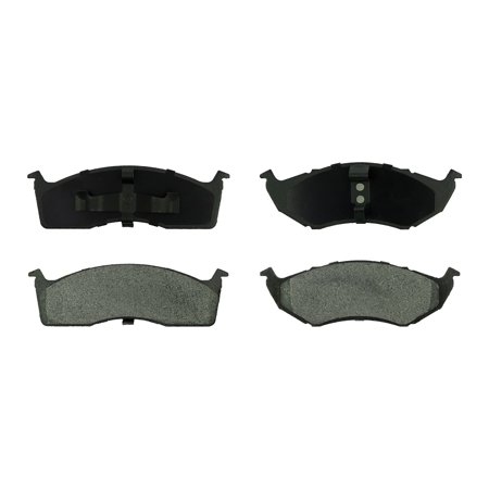 Gridiron Brakes Semi-Metallic Front Brake Pad Set Driver and Passenger Side - ID591 (Replaces Part# MKD591) Fits select: 1996-2000 DODGE GRAND CARAVAN, 1996-2000 CHRYSLER TOWN & COUNTRY