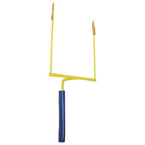 Gridiron Express Aluminum Goalpost, Post Pad & Mini Streamers, Saddle Brown